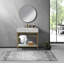 Meuble-lavabo 30 po en marbre de Carrare naturel avec lavabo, structure en acier inoxydable doré et tablette en verre-1556390638-1572645742
