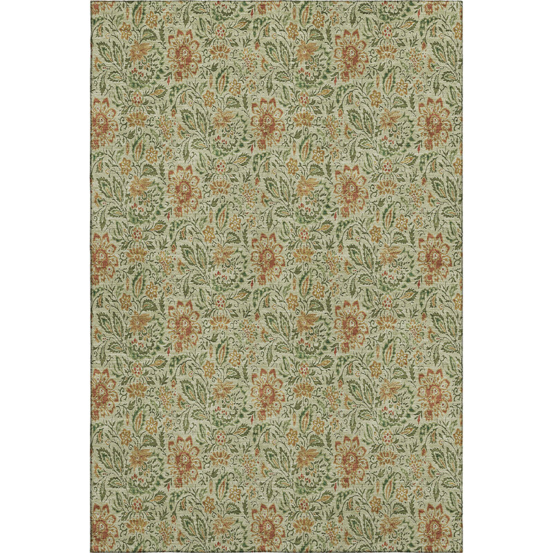 Tapis aloès Chandra lavable à la machine de qualité supérieure, Rectangle 10 pi x 14 pi