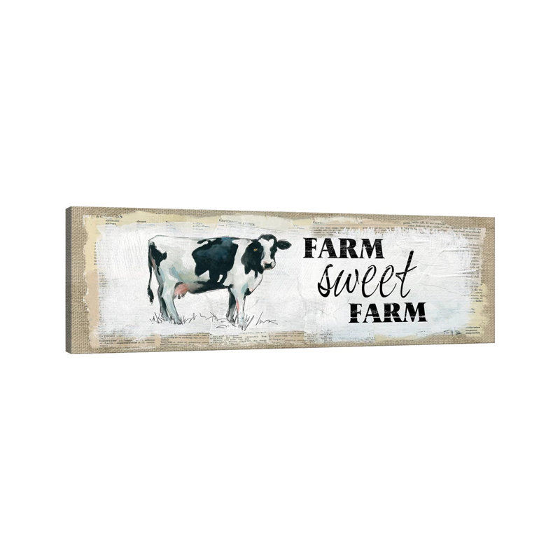 Farm Sweet Farm by Carol Robinson - Panoramic Print on Canvas, Wrapped Canvas, 182.88 cm H x 60.96 cm W
