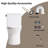 MaceratingFlo Skirted Rear Outlet Toilet with Tornado Flush, 17.6" Soft-Close Seat, 7" Rough-In, Extension Pipes Included