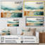 Minimalisme harmonique, paysage d'horizon - impressions sur toile minimalisme-97013080-97013081