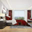 Ensemble de housse de couette abstrait - Designart triangulaire sur fond d'abat-jour-35229260-35375621