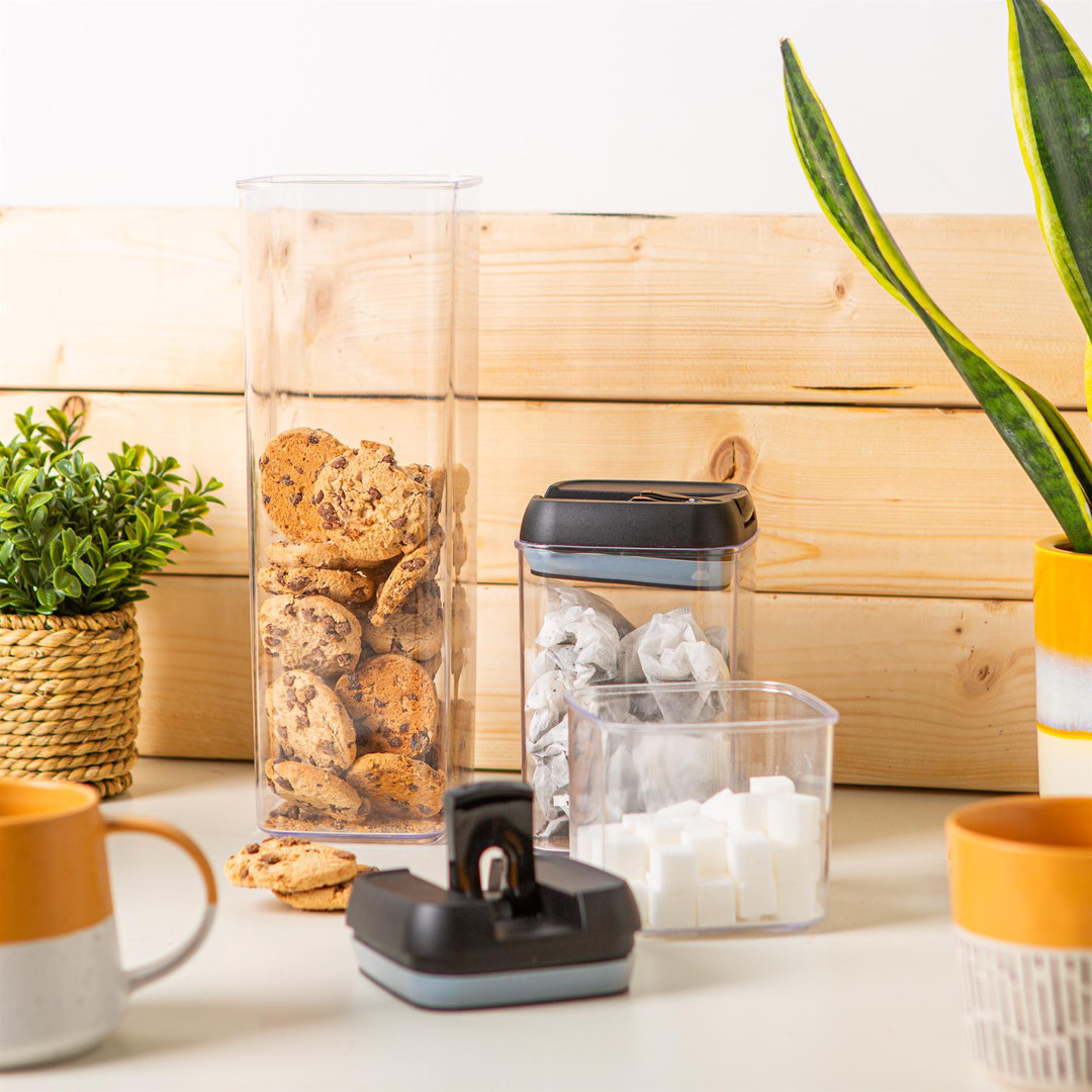 Argon Tableware - Flip Lock Food Storage Containers Set (3 Sizes)