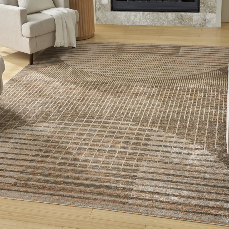 Tapis d'intérieur Mid-Century George Oliver Jeffs, Rectangle 7 pi 10 po x 10 pi