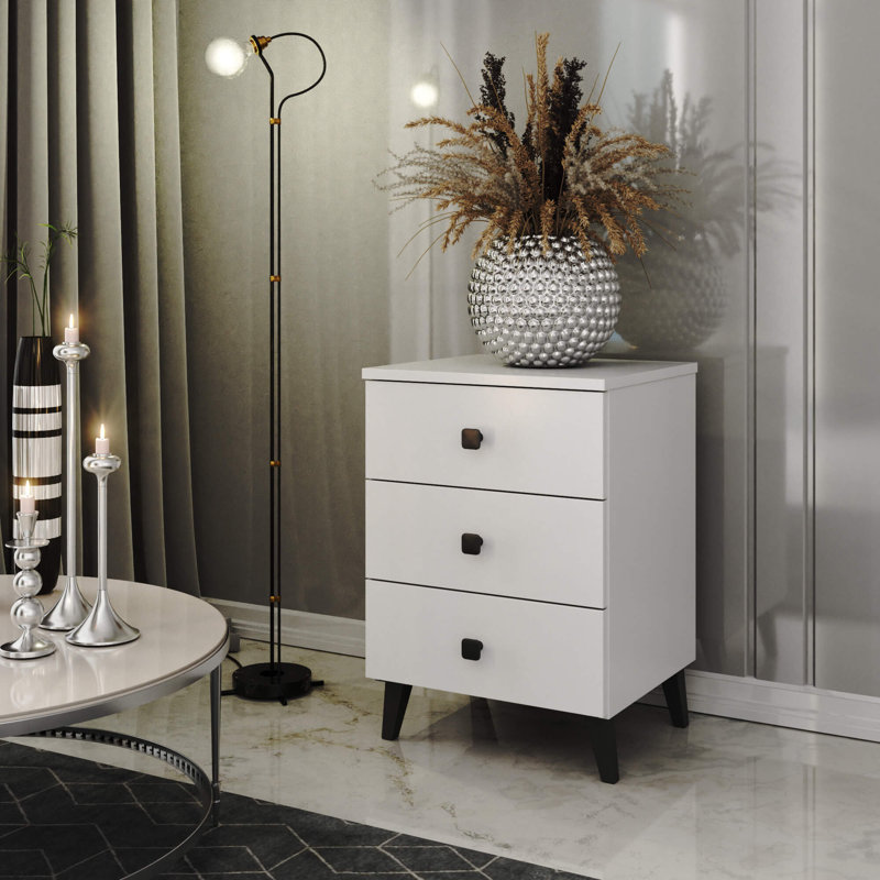 Netawaka 40cm W Particle Board Bedside Table