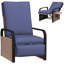 Wicker Outdoor Lounge Chair-1101057415-1101057409