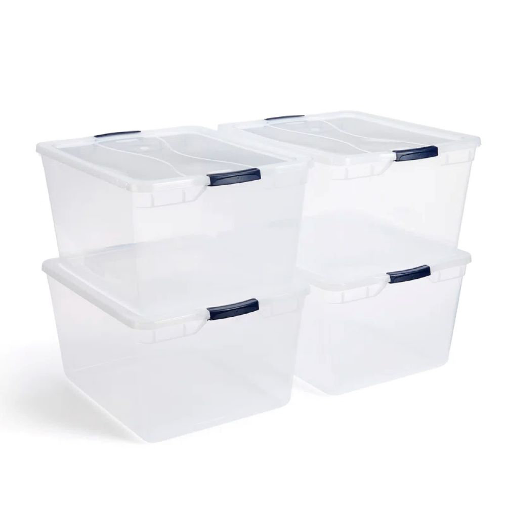 Rubbermaid Clear Wrapping Paper Storage Rubbermaid Cleverstore