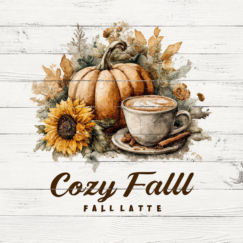 Art mural sur toile Cozy Fall, H 30 po x l 30 po