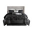 Ensemble d'édredon capitonné 7 pièces grand noir-117517652-117517653