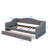 Twin XL Daybed Enhanced With LED Lighting And Dual-Drawer Storage-469346788