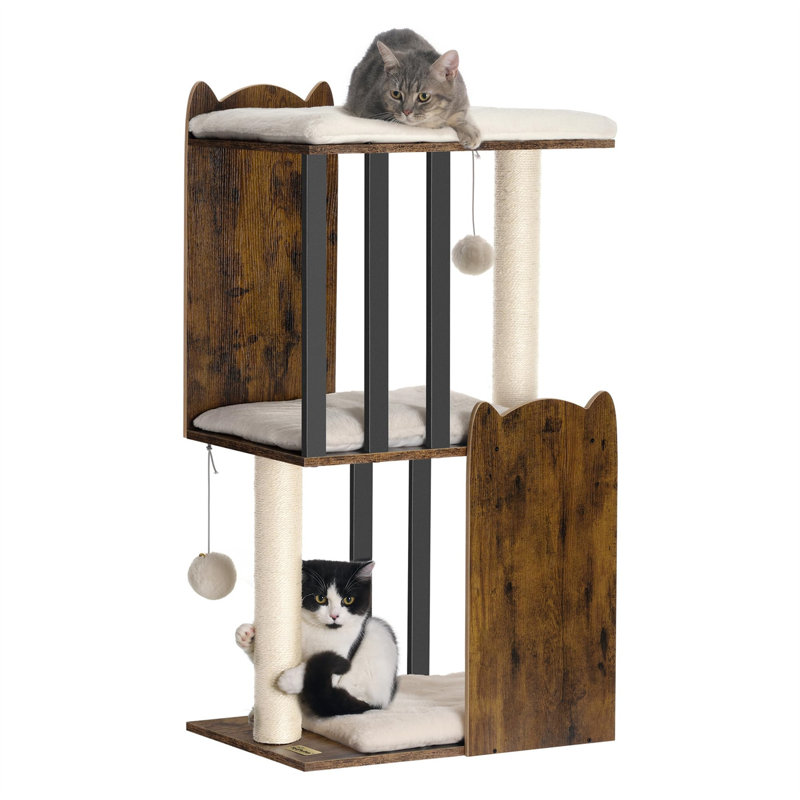 Arbre à chat Fanon, H 35,39 po x l 13,82 po x L 19,09 po