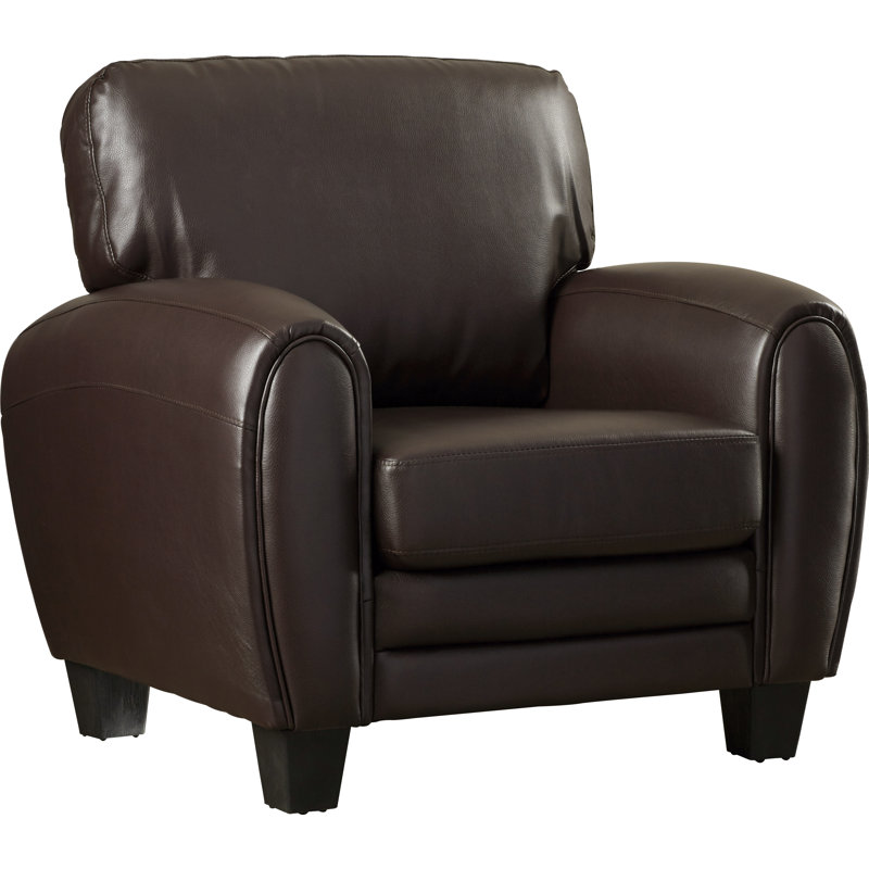 Coombs 36" Wide Armchair, Dark Brown
