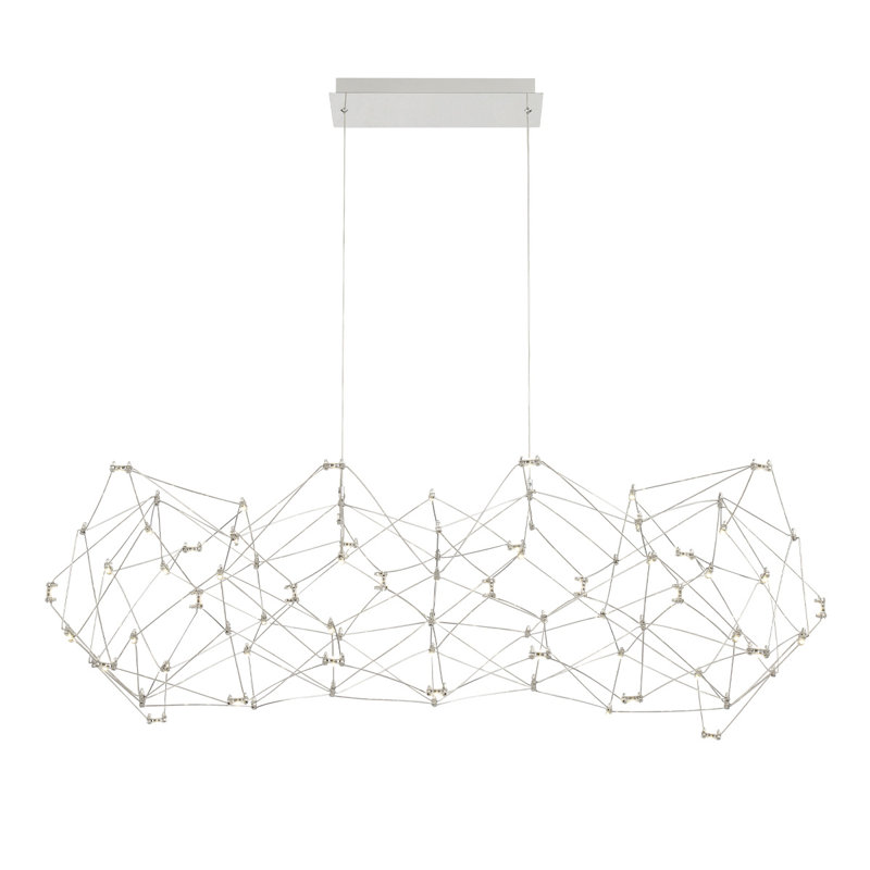 Leonardelli Medium Dimmable LED Linear Chandelier