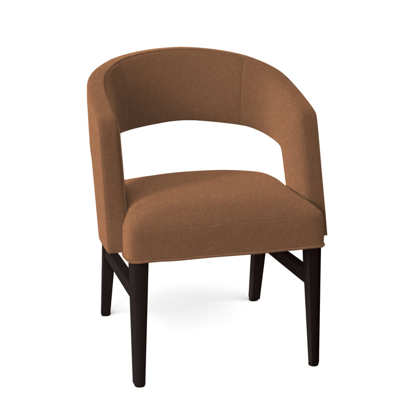 Bryant 19.5'' H Upholstered Armchair, Espresso, Perigold Banks Ochre