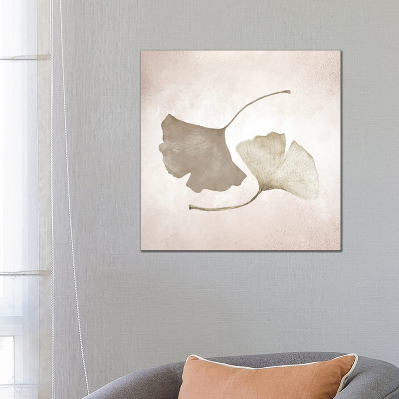 Ginkgo II 1 Piece Wrapped Canvas Wall Art, 66.04 cm H x 66.04 cm W x 3.175 cm D