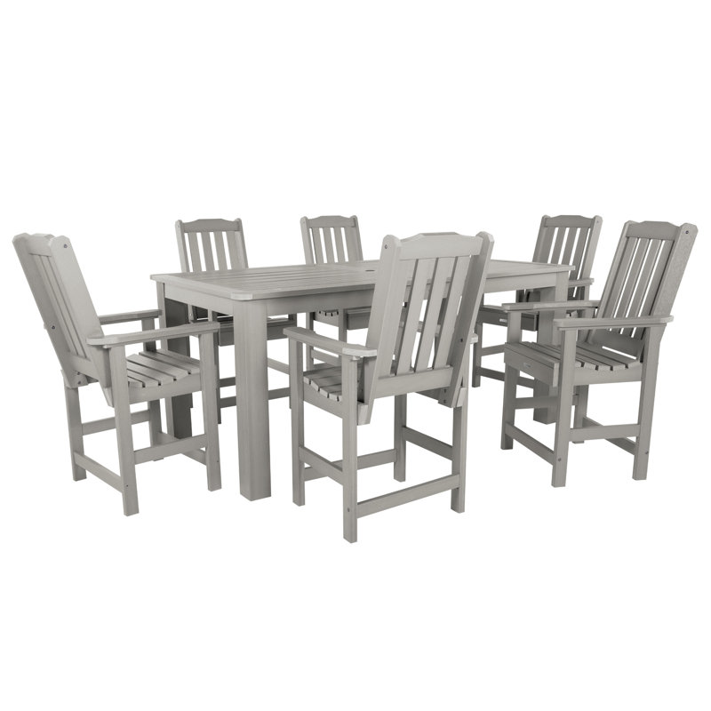 Ensemble repas pour 6 personnes Kile, Gris havre, L 84 po x l 42 po x H 36 po