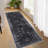 Machine Washable Rug Oriental Non-Slip Area Rug for Living Room Low-Pile Rug Indoor Floor Cover for Bedroom Dining Room Hallway Kitchen Office-225220355