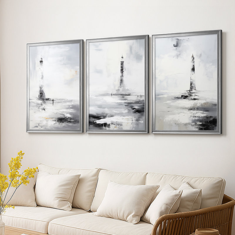 NAUTICAL Series Dxxxxi - Toile tendue avec châssis sur mesure - 3 pièces