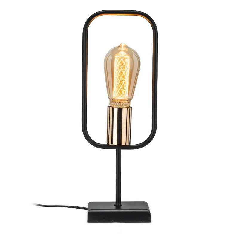 Lampe de table noire 14 po Fiddletown