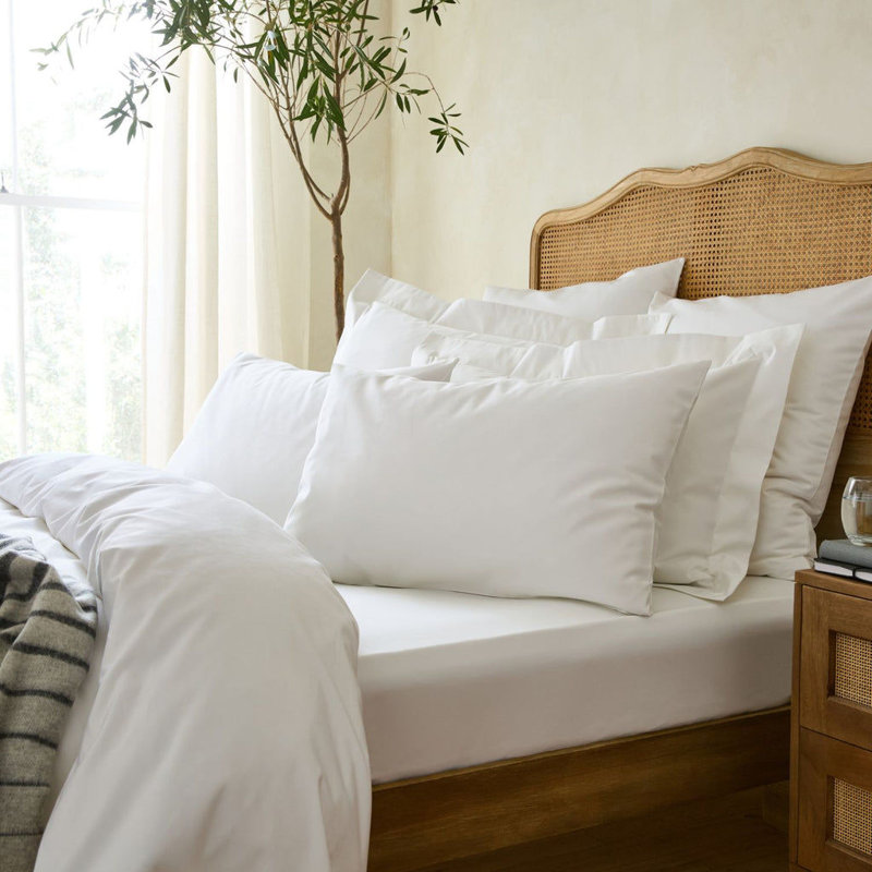 Frede 1000 Thread Count Sateen Cotton Pillow Cases - Set of 2