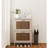 Spacious 2 Entryway Shoe Rack - Stable For Up To 12 Pairs, Quick Access, Antique Grey Engineered Wood, 9.18 In Width Storage And Convenient, Holds Easy