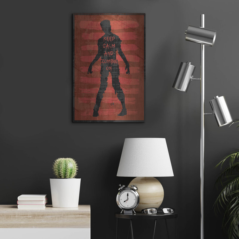  «Calm Zombie» par Erin Clark, art mural en métal, 16 po x 24 po, H 24 po x l 16 po