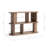 Loon Peak Janarius Low Oak Wood Effect Bookcase with Compact 2-Shelf Design for Living Room
