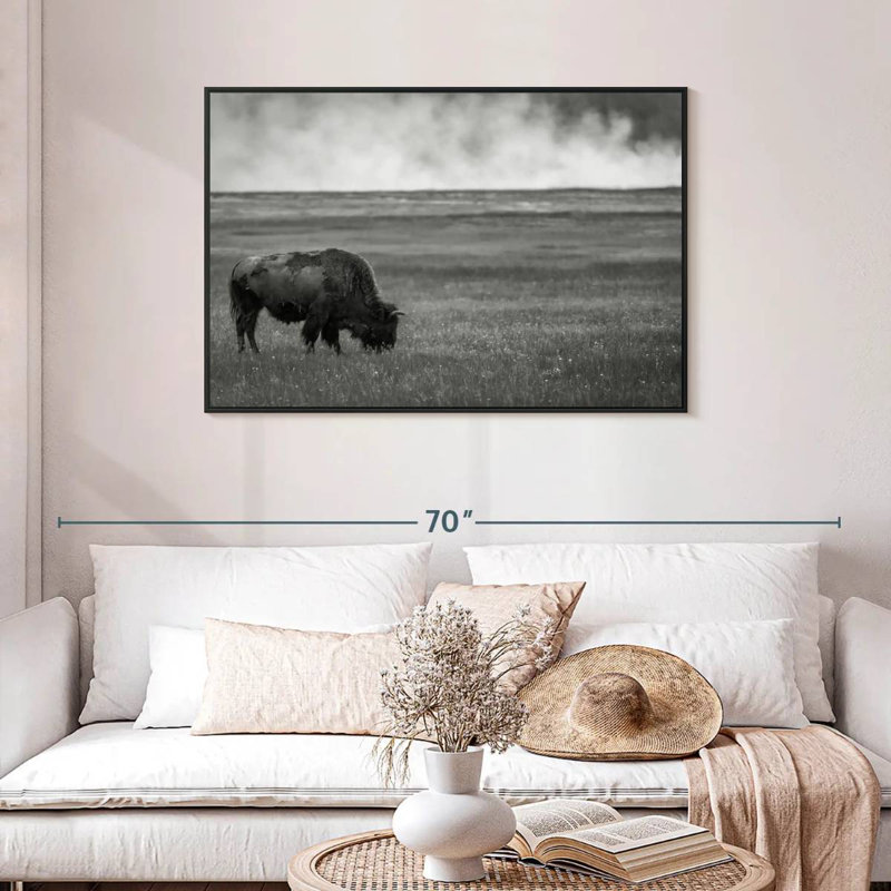 Parc national de Yellowstone, Cadre flottant noir, 43 po x 29 po