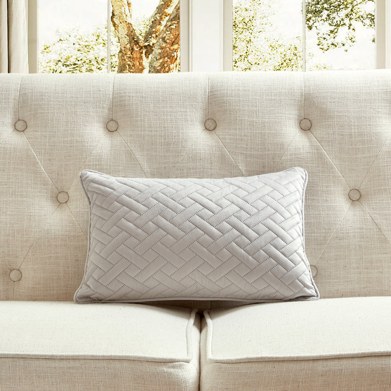 Housse de coussin réversible LOS AGENLES, Gris