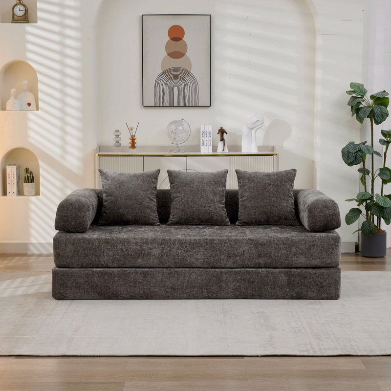 Canapé-lit pliant Boneless Comfy, Gris