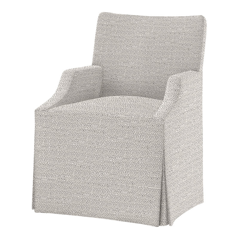 Lia 19'' H Upholstered Maple Armchair, Perigold Arigato Balsamic