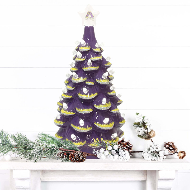 Arbre en céramique NCAA College Spirit, ECU Pirates