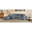 Canapé-lit modulaire en forme de L, canapé-lit d'angle en forme de L avec repose-pieds avec rangement et accoudoirs cachés et charge USB pour le salon-1948200859