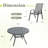 Albertine With Stackable Textilene Chairs-1029790155