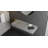 Badeloft 47.2" x 19.6" Stone Resin Wall Mounted Bathroom Sink WT-05-A-MGRY in Matte Gray-138403021