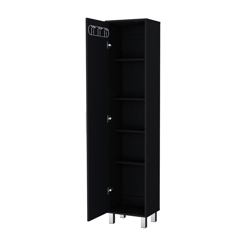Armoire 1 porte avec 3 porte-balais