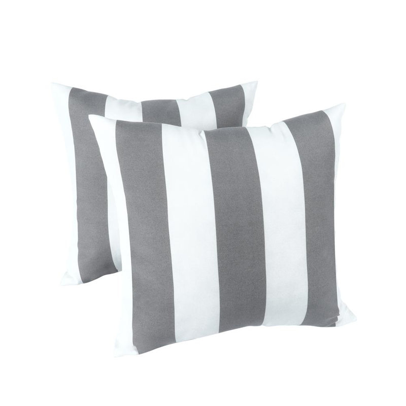 Indoor/Outdoor Reversible Throw Pillow