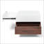 Table basse rotative avec 2 tiroirs