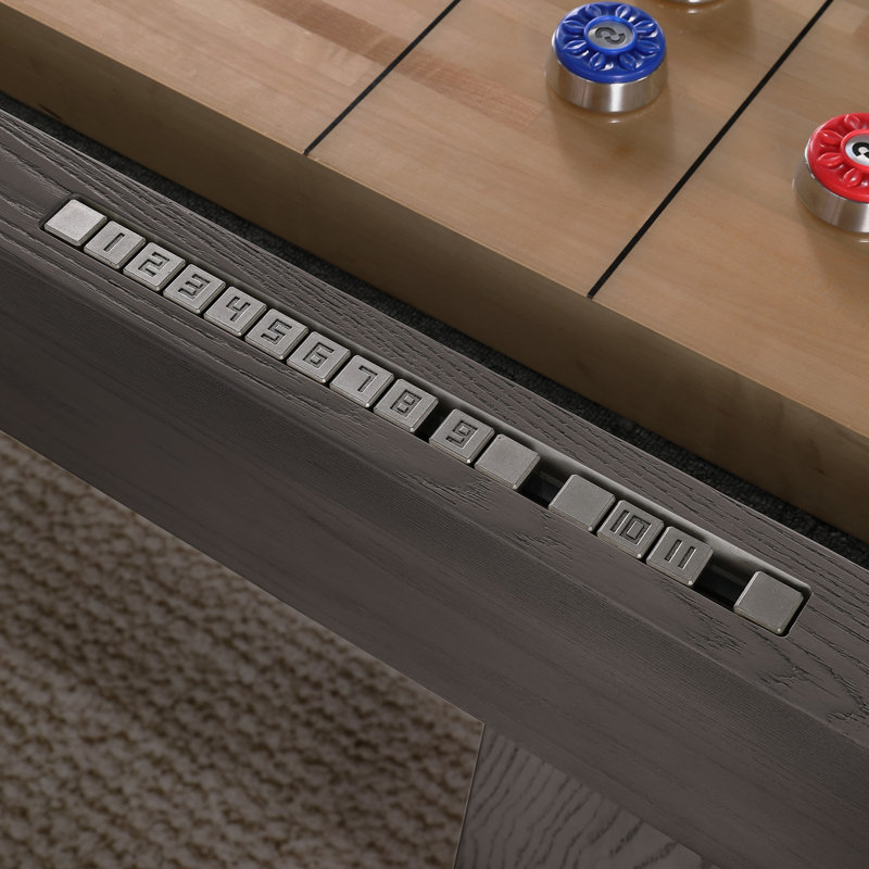 Playcraft Yukon 12’ Pro-Series Shuffleboard, Weathered Fieldstone, Weathered Fieldstone, No