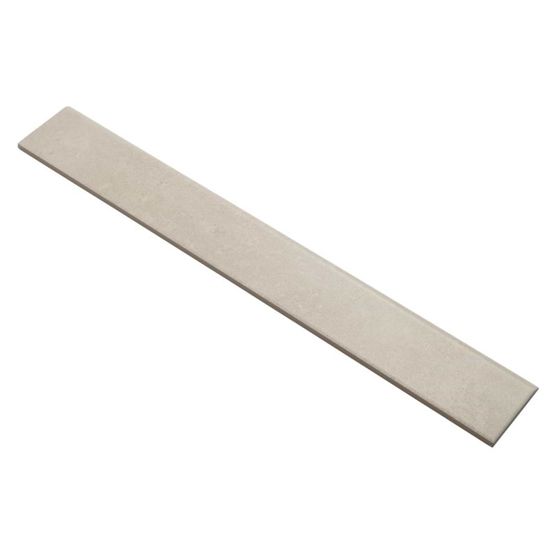 Stoneside 3x24 Porcelain Matte Bullnose, Cream Beige