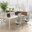 Chaise de travail ergonomique en filet avec support lombaire à 2 zones et accoudoirs 3D Nouhaus Morph - Gris-585545452