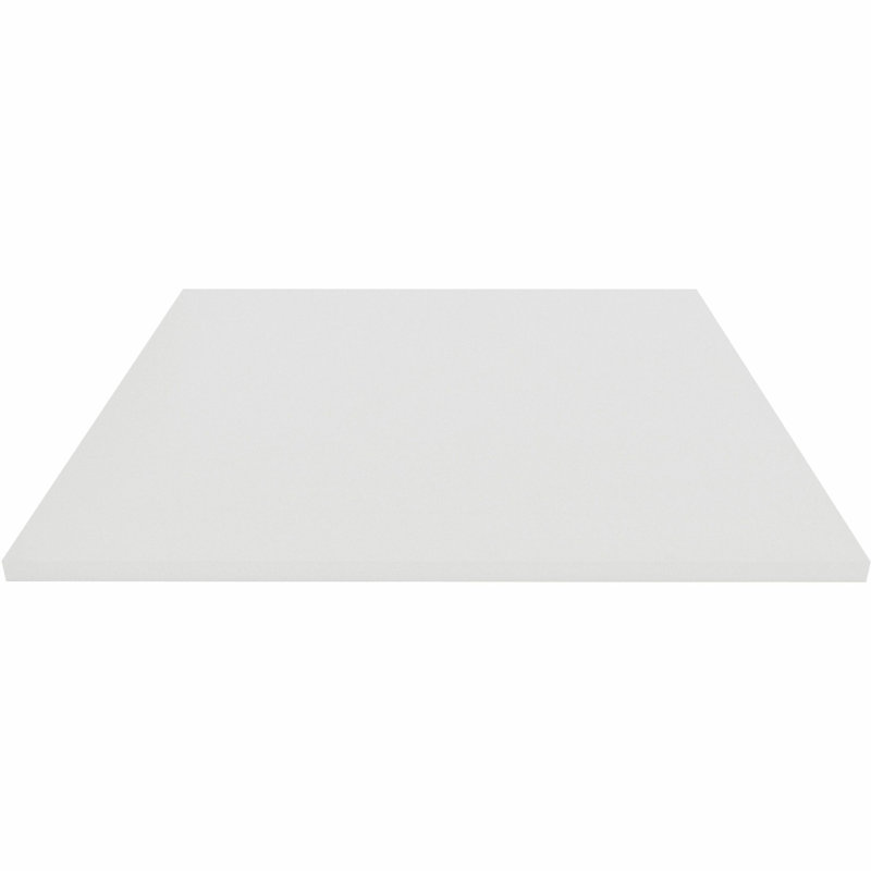 Hospitality/Conference/Lobby Square Tabletop, White, 1" H x 36" W x 36" D