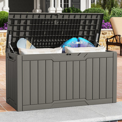 Balconera Water Resistant Resin Lockable Deck Box
