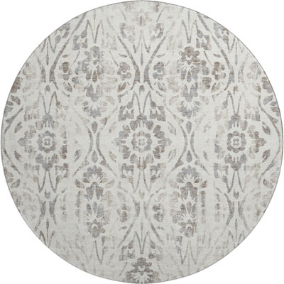 Premium Machine Washable Prisco Ivory Rug