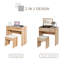Copeland Dressing Table Set Stool Flip-up Mirror Drawer-31224853
