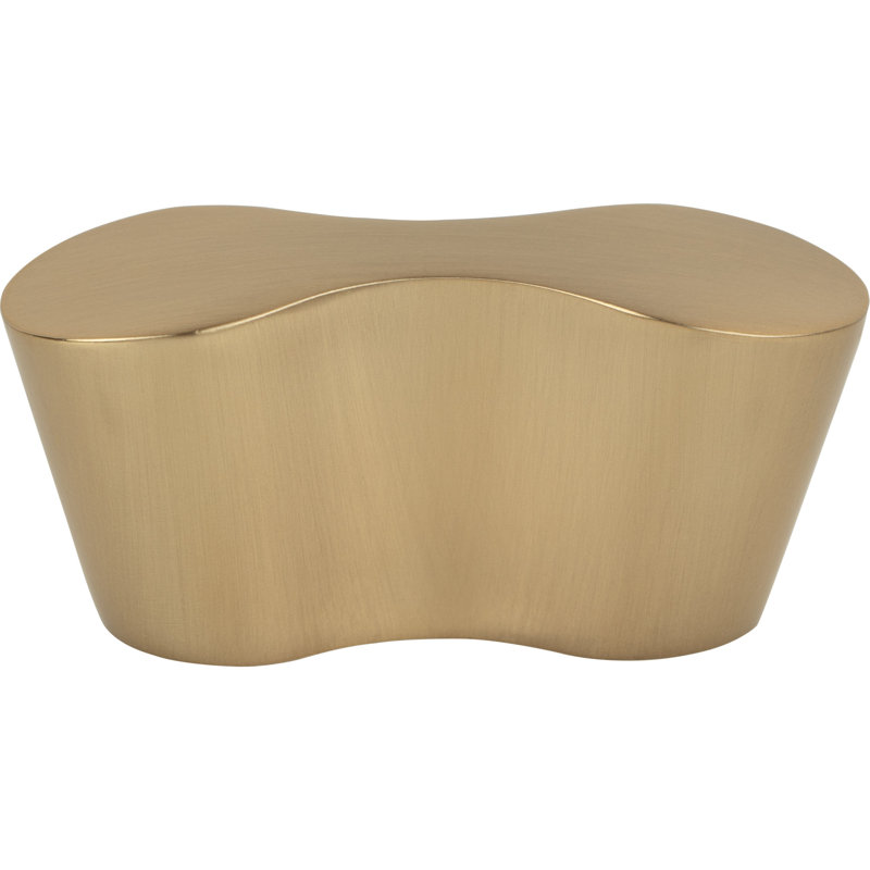 Infinity 1 1/4" Length Oval Knob, Honey Bronze