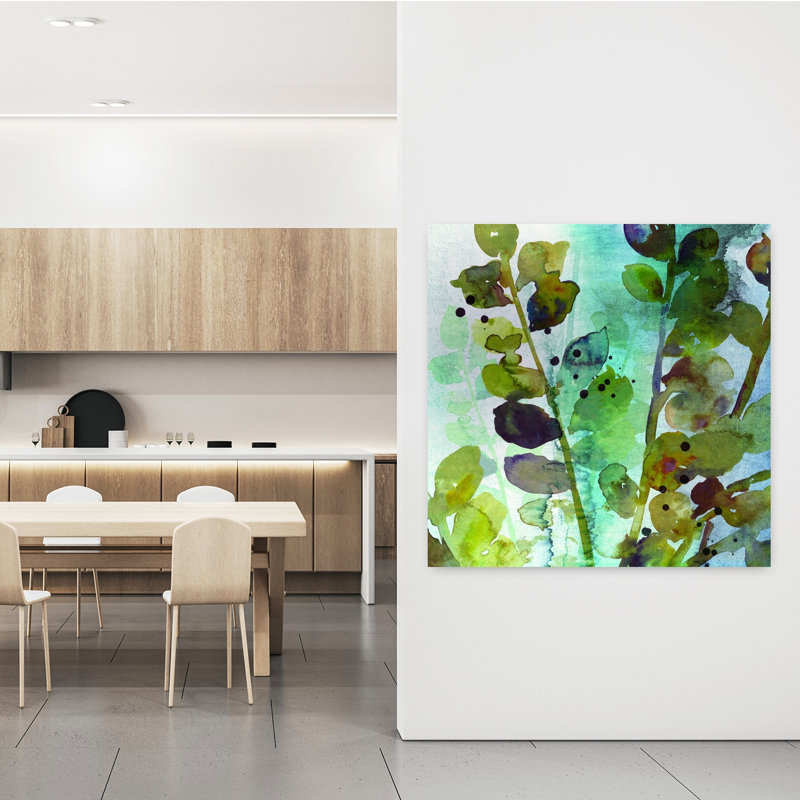 «Intérieur II», art organique contemporain, paysage naturel, H 48 po x l 48 po