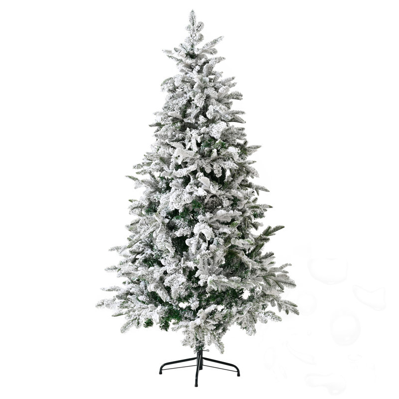 Arbre de Noël enneigé 6pi, H 6 pi