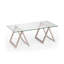 Cross Legs Coffee Table-1598650369