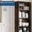 71.4" Tall 6-Tier Wood Bookcase, Slim Industrial Bookshelf with Anti-Tip Design-45824797